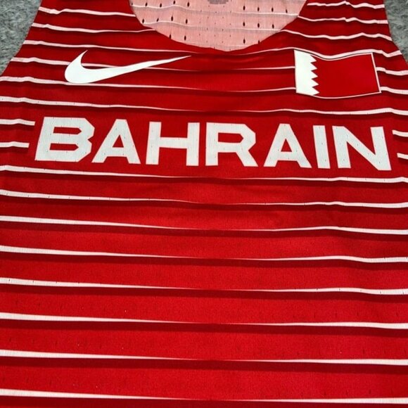 Nike Pro Elite Bahrain Track Field Racing Singlet Sizes Men Red - Picture 2 of 4